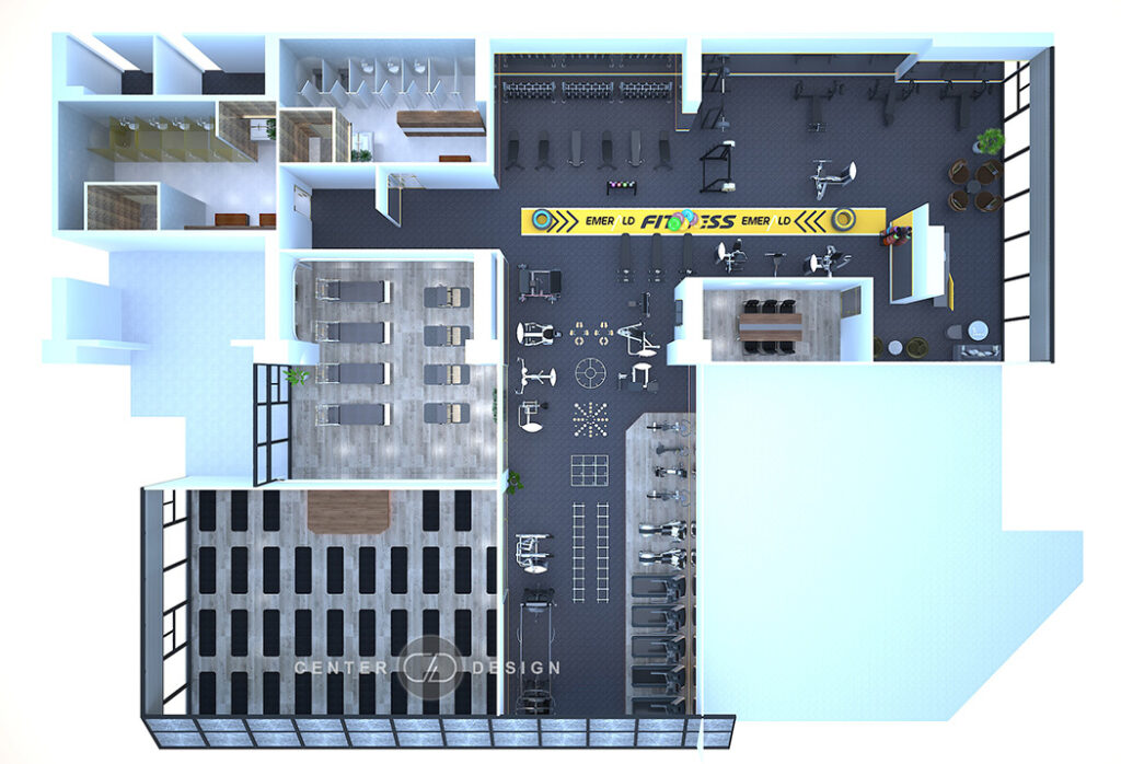 thiet ke phong gym 1 2