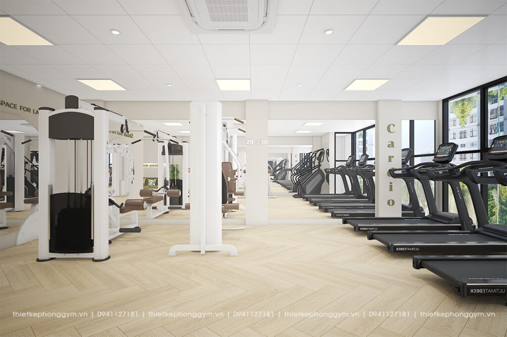 thiet ke phong gym 10