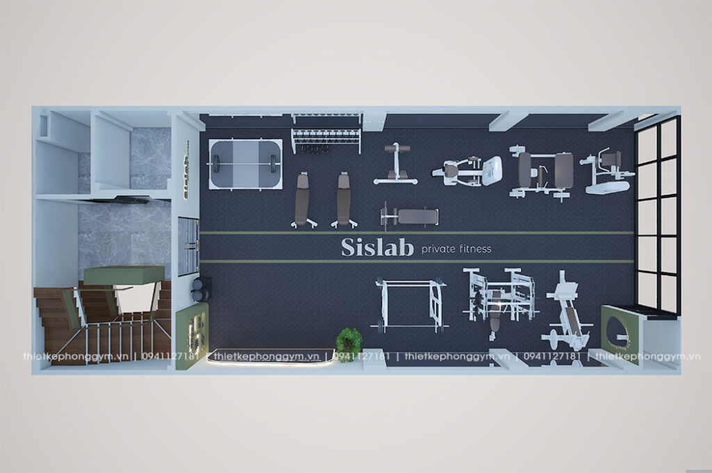 thiet ke phong gym 12 1