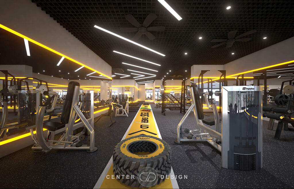 thiet ke phong gym 2 4