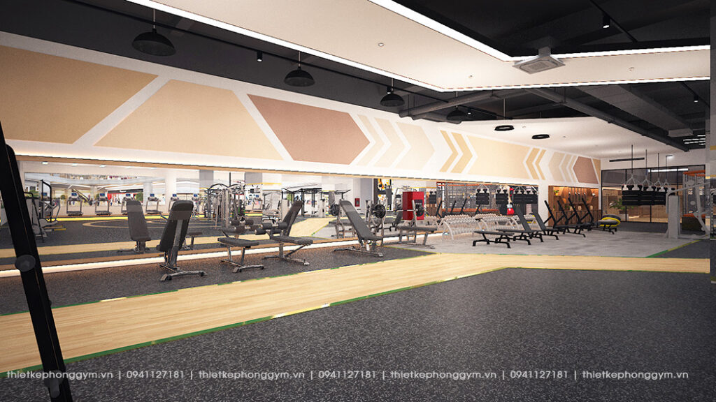 thiet ke phong gym.vn 14