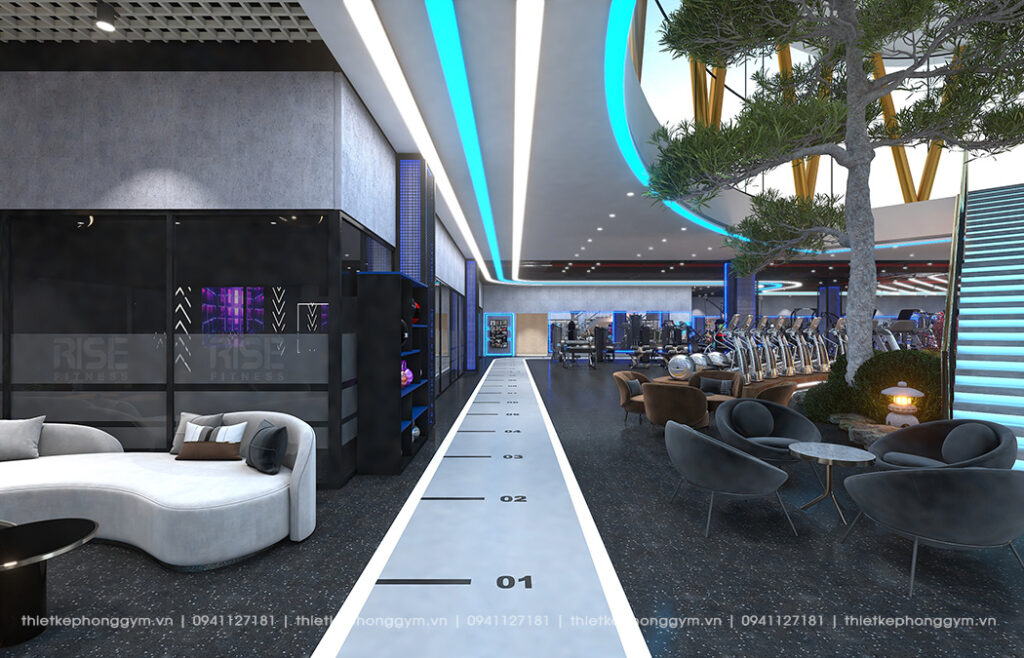 thiet ke phong tap gym 12