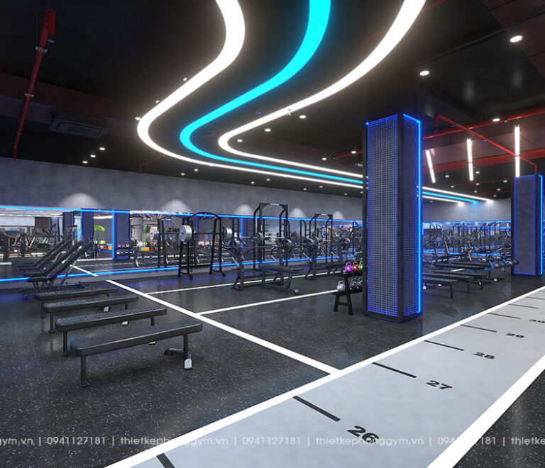 thiet ke phong tap gym 16