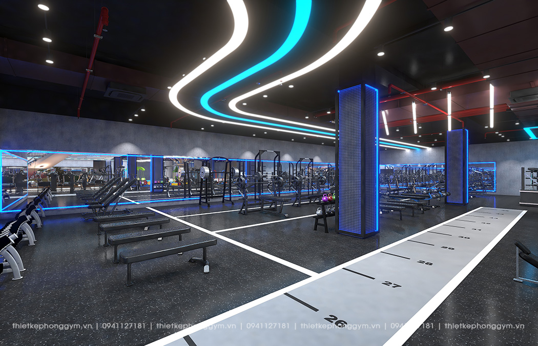 Dự án Thiết kế phòng Gym 2500m2