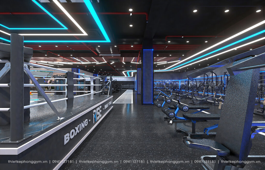 thiet ke phong tap gym 19