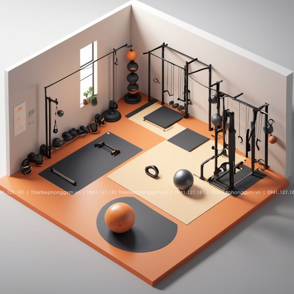 thiet ke phong tap gym private 3