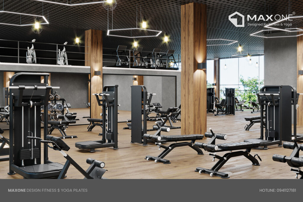 thiet ke phong gym 4