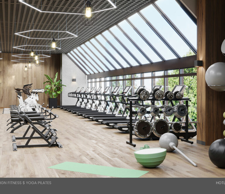 thiet ke phong gym 6